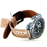 ราคา สายนาฬิกาข้อมือ, Handmade, Firmly 000, (OP) Style, Leather Watch Strap, Italian Veg Tanned (1735094005006567050)