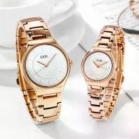 ราคา GEDI Gedi's new hot-selling fashion casual women's watch, quartz waterproof couple's watch สวัสดิการสด (1735043753660680009)