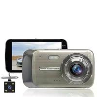 ราคา กล้องติดรถยนต์ HD 1080P หน้า-หลัง จอ4 นิ้ว กล้อง SONY กลางคืนชัดเจน HD มีระบบ WDR (ชัดในโหมดกลางคืน) (1735171961098896508)