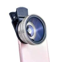 ราคา เลนส์มาโคร เลนส์ไวด์ 0.45X Wide เลนส์มาโคร 2-in-1 สำหรับ กล้อง HD และ กล้อง Universal สำหรับ ตาข่ายเลนส์เสริมมือถือ (1734439936621971413)