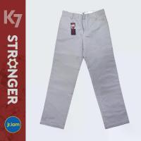 ราคา 【ส่งฟรี】 ♕กางเกง K7 STRONGER สีเทา (ไซส์ 28-44 นิ้ว) ผ้าเวสปอยท์☬ (1735087170782988044)