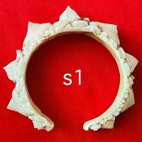 ราคา Stingray Bracelet กำไล ปลากระเบนแท้ หัวแหลมๆ สไตล์ โหดๆ ขนาด ตามภาพ สุดท้าย ปลากระเบน ปลาแห่งความโชคดี กระเบนท้องน้ำ มีฤทธิ์อำนาจ : ป้องกัน ภัยทางน้ำ ป้องกัน คุณไสย ให้แคล้วค (1731447452347697055)