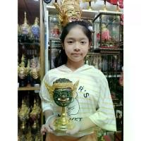 ราคา [COD] [tiktok]เศียรครู พระพิราพ กว้าง 5 นิ้ว พร้อมฐานปิดทอง เรซิ่น ปิดทองเค งานสวย หัวโขน เศียรครู เศียรเทพ ของที่ระลึก ของแต่งบ้าน ของขวัญ งานฝีมือ (1735193187481454434)