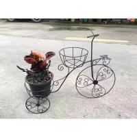 ราคา ☂จักรยาน2ตะกร้ากลมสีดำ จักรยานเหล็กดัด เเข็งเเรงทนทาน✽ (1735384951553950832)