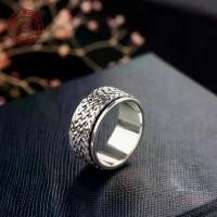 ราคา นาฬิกา Lolo แหวนเงิน sterling S925 งานทำมือ แหวนเงิน 925 สำหรับผู้หญิงและผู้ชาย แหวนหมุน เงินบริสุทธิ์ แหวนเงินเนื้อแข็ง เครื่องประดับ เหมาะเป็นของขวัญวันเกิด (1735267890900535171)