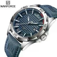 ราคา นาฬิกาควอทซ์แฟชั่น, แบรนด์ NAVIFORCE, สำหรับผู้ชาย, สายหนัง, นาฬิกาสปอร์ต, กันน้ำ, นาฬิกาข้อมือ, พร้อมปฏิทิน, Relogio Mascuo, นาฬิกา (1732147372143905516)
