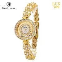 ราคา นาฬิกา Royal Crown ผู้หญิง สายสแตนเลส ประดับเพชร CZ รุ่น 5308-B21 มีให้เลือก 3 สี (1730247733267106288)