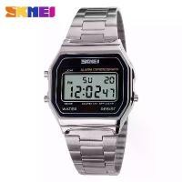 ราคา นาฬิกาดิจิตอลกันน้ำ Skmei, 3Bar, Reloj Hombre, สำหรับการเล่นกีฬาลำลอง, 1123 แฟชั่นผู้ชาย, สายสแตนเลส, จอแสดงผล LED, นาฬิกา (1735445829606016631)