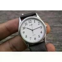 ราคา นาฬิกา Vintage มือสองญี่ปุ่น ALBA V515 6470 QUARTZ ผู้ชาย ทรงกลม กรอบเงิน หน้าขาว 33มม สายหนัง สินค้าดี (1735295242975872134)