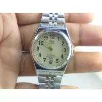 ราคา นาฬิกา Vintage มือสองญี่ปุ่น Q&Q SOLARMATE QUARTZ ผู้ชาย ทรงกลม กรอบเงิน หน้าเหลืองสายสแตนเลส 2 กษัตริย์38mm แนะนำ (1735291462004671938)