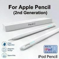 ราคา สำหรับ Apple Pencil รุ่นที่สอง ปากกา Stylus แท้สำหรับ iPad ปากกาสำหรับ iPad Pro/Air ขนาด 11 นิ้ว (M3), A16, 5, 9, 12.9 นิ้ว, Mini (2018, 2026) อุปกรณ์เสริม (1735027639083500729)