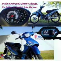 ราคา หน้าปัดมอเตอร์ไซค์/มอเตอร์ไซค์ SUZUKI VIVA 115R/SMASH115 FI นาฬิกาดิจิทัล (1734590977513325982)