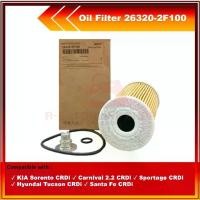 ราคา ส่งด่วน ลดราคา ไส้กรองน้ำมันเครื่อง (26320-2F100) สำหรับ Hyundai Santa Fe / Tucson, KIA Sorento / Sportage / Carnival 2.2 - ดีเซล (1734371614843831774)