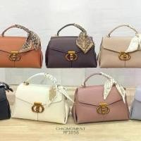 ราคา ลดราคา- ♟[พร้อมส่งในไทย] กระเป๋าสะพายมินิมอลแต่งอะไหล่ล็อคเก๋ๆพร้อมผ้าผูกโบว์ No.PF-3058 กระเป๋าร้านชิค✬ (1734881491105907913)