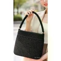 ราคา ลดราคา กระเป๋าถักเชือกร่ม รุ่น mira weave (1735479906602681870)