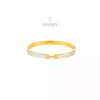 ราคา ลดราคา ♟BL-29 Fonney กำไลข้อมือสแตนเลสแท้ ไม่ลอก ไม่ดำ ใส่อาบน้ำโดนน้ำหอมได้✷ (1735298099718161512)