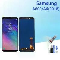ราคา หน้าจอแสดงผล LCD, ระบบสัมผัส, เข้ากันได้กับ Samsung Galaxy A6/A600F/A6 (2018), ซิลิโคนดั้งเดิม เคส สมุด samsung (1731247967896568928)
