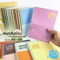 ราคา Double A สมุด สมุดสันห่วง Professional มีเส้น / ไม่มีเส้น / เส้นตาราง ขนาด A5 / B5 หนา 70 แกรม (1733645548683625780)