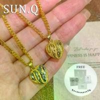 ราคา สร้อยคอ SUNQ ดีไซน์หัวใจกลวงออก สไตล์มินิมอล จี้แฟชั่น สร้อย คอ ผู้หญิง เธรด ทอง ปลอม เคลือบ แก้ว คอทอง ไมครอน (1731710996304004425)