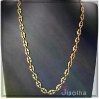 ราคา สร้อยคอเลท สร้อยคอชาย เลสทองเหลือง ลายกางเขน hiphop สร้อย งานทองเหลืองแท้ ลายโซ่เส้นใหญ่ มีความยาวได้หลายขนาด (1735408998140642654)