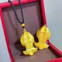 ราคา จี้ปลาคราฟ สไตล์จีน จี้ตัวอักษรฟู ดีไซน์คู่ ปลาประจำปี เหมือนทองคอบางำทองเหลือง ขายส่ง สร้อย ตา แมว แห่ง โชคลาภ (1732334789980031959)