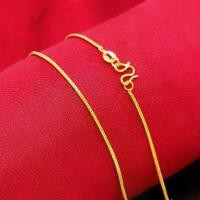 ราคา [COD] [Tiktok]อวยพรให้โชคด~สร้อยทองเคแท้18k สร้อยทองอิตาลี จี้ทองแท้ 1 กรัม สร้อยคอไม่ลอกไม่ดำ สร้อย สร้อยคอแฟชั่น ญ สร้อยคอมินิมอล สร้อยคอทองแท้1บ necklace women สร้อยคอมินิมอล (1734435521412105731)