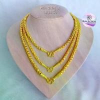 ราคา สร้อยvan cleefสร้อยคอทองเหมือนแท้ 2-4บาท ยาว18-26นิ้ว ลายเปีย ลายหวายขั้นอ้อย สร้อยคอทองเคลือบแก้ว สร้อยหนัก4บาท 3บาท 2บาท สร้อยแขวนพระ ทองชุบ (1734512936824637015)