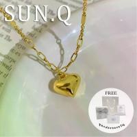 ราคา สร้อยคอจี้หัวใจ โซ่คลิปหนีบกระดาษ SUNQ เธรด ทอง ปลอม เคลือบ แก้ว สร้อย คอทอง ไมครอน (1731826048055346505)