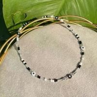 ราคา ✰(อุดหนุนงานไทย) สร้อยคอลูกปัด สร้อยคอแฮนด์เมด สร้อยคอ สร้อย สร้อยแฟชั่น สร้อยลูกปัด สร้อยน่ารักๆ สร้อยทะเล สีขาวดำ❂ (1735333125154178732)