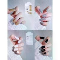 ราคา เล็บเจลเท่ๆ เล็บเจลสำเร็จรูป สติ๊กเกอร์เล็บเจลไม่ต้องอบ สีแดงบริสุทธิ์ผสมผงเงินแวววาว สำหรับปีใหม่ สติ๊กเกอร์เล็บแบบใสสำหรับใส่/ติด เล็บ แบบกระดาษ (1735476623164802163)