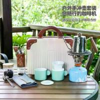 ราคา ชุดกาแฟพกพาแบบใหม่ปี 2026 ทนทานและใช้งานได้จริง สำหรับการเดินทางกลางแจ้ง แคมป์ปิ้ง พร้อมเครื่องบดเมล็ดกาแฟแบบมือหมุน อุปกรณ์ชงกาแฟแบบพกพา ชุดอุปกรณ์ชงชาและกาแฟแบบสองในหนึ่ง (1735308224775423084)