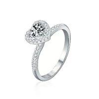 ราคา แหวน Moissanite รูปหัวใจ เงินแท้ 925 #12 (1729748433717528949)