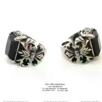 ราคา แหวน Chrome hearts โครมฮาท นิลดำ สแตนเลสแท้ (1735027215958181575)
