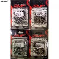 ราคา ขายร้อน น็อตชุดสี17ตัว+แหวน9ตัว เวฟ110i หัวเจาะดอกไม้ เลสเงิน (1735454346756064286)