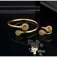 ราคา หินไหมทองแท้ 100% พร้อมกังหันหมุนได้ แหวน กำไลปรับได้ P108 (1735460672614074108)
