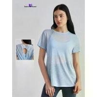 ราคา เสื้อยืดผู้หญิงผ้าฟางระบายอากาศสำหรับหน้าร้อน แห้งเร็ว ดีไซน์เจาะรู เสื้อกีฬาบางเบา สำหรับออกกำลังกาย โยคะ และแอคทีฟเวียร์ ชุด ออกกําลัง ลังกาย (1734853482750117794)
