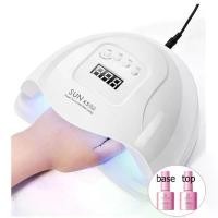 ราคา SUN X5 plusเครื่องอบเล็บเจล 120 วัตต์ LED 36 ดวง แห้งไวมาก UV LED เครื่องอบเล็บ Nail lamp 120W Smart Lamp เครื่องอบเล็บ (1734553940629226992)
