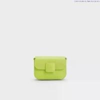 ราคา บล็อกบัสเตอร์ SALE 50% Micro Koa Crossbody Bag - กระเป๋าสะพาย Crossbody ใบจิ๋ว สี Lime จาก Charles and Keith (ของแท้นำเข้าจากสิงคโปร์) (1735159277667386490)