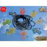 ราคา สร้อย เชือกดำ สร้อยคอ ไม้กางเขน เบเนดิก Holy Cross Necklace Catholic คาทอลิก#NK0119 (1735062556289894068)