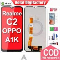 ราคา Aolai For Realme C2 OPPO A1K CPH1923 LCD Digital Touch Screen Display Assembly for Replacement Accessory Installation Handle Local Smartphone Cellphone Cases Casing Device (1734814459524646028)