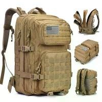 ราคา [COD] รับประกันคุณภาพกระเป๋า กระเป๋าเป้ กระเป๋าเป้ทหาร(50ลิตร) กระเป๋าเป้เดินทาง กระเป๋าเป้ผู้ชาย กระเป๋าเดินป่าOutdoor Tactical Backpack (1734281845211301557)