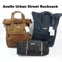 ราคา Anello แท้ 100% Nylon Urban Street Backpack กระเป๋าเป้สะพายหลัง ผ้าไนล่อนกันน้ำ [แถมตุ๊กตา] (1733393698181842727)