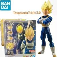 ราคา In stock: Bandai S.H.Figuarts Shf Dragon Ball Z Super Saiyan Vegeta 3.0 Dangerous Pride anime collectible figure. (1735315628397135023)