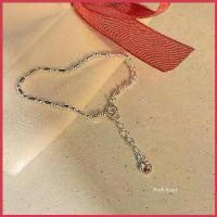 ราคา SissyJewelry // สร้อยข้อมือเงินแท้ รุ่น Heart extender Bar ball ประดับ จี้หัวใจเงิน / จี้พลอยหัวใจ ) Free gift box สไตล์การระเบิด (1735484082900731375)