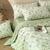 ราคา Class A Retro 100% Cotton Double Layer Gauze Lyocell Summer Quilt 4-Piece Bedding Set Cool & Skin-Friendly (1735224701679731962)