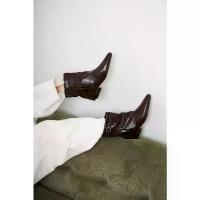ราคา <<Trendyลด25%>>25twentyfives - รองเท้าบูทสั้นผู้หญิง รุ่น MK-1 หนังนิ่มรุ่นใหม่ Boots สายแฟ (1734951057345250529)