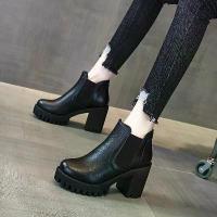 ราคา รองเท้าบูทส้นสูง, TOFASHIONS, สำหรับผู้หญิง, รองเท้าบูทมาร์ตินสีดำ, สไตล์เกาหลี, รองเท้าส้นสูง, แฟชั่นสตรี, รองเท้าผู้หญิงสีดำ, รองเท้าบูทสั้น, มาใหม่, หญิงหล่อ, Kasut Boots Perempuan, 22081801 (17345