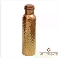 ราคา 100% Pure Copper Bottle ขวดน้ำทองแดงแท้ลายค้อน – 100% ทองแดง (1735230026672997817)