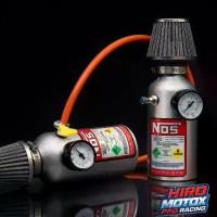 ราคา ขวดตกแต่งรถมอเตอร์ไซค์ (ทรงถังไนตรัส) (Nitrous Bottle) รุ่นแต่งสปอร์ต พร้อมกรองอากาศแต่งซิ่ง (1735395468879628180)