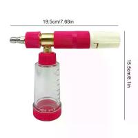 ราคา 100ml Soap Foam Spray Bottle Adjustable Pressure Washer Foam Lance (Red) (1734473106542069548)